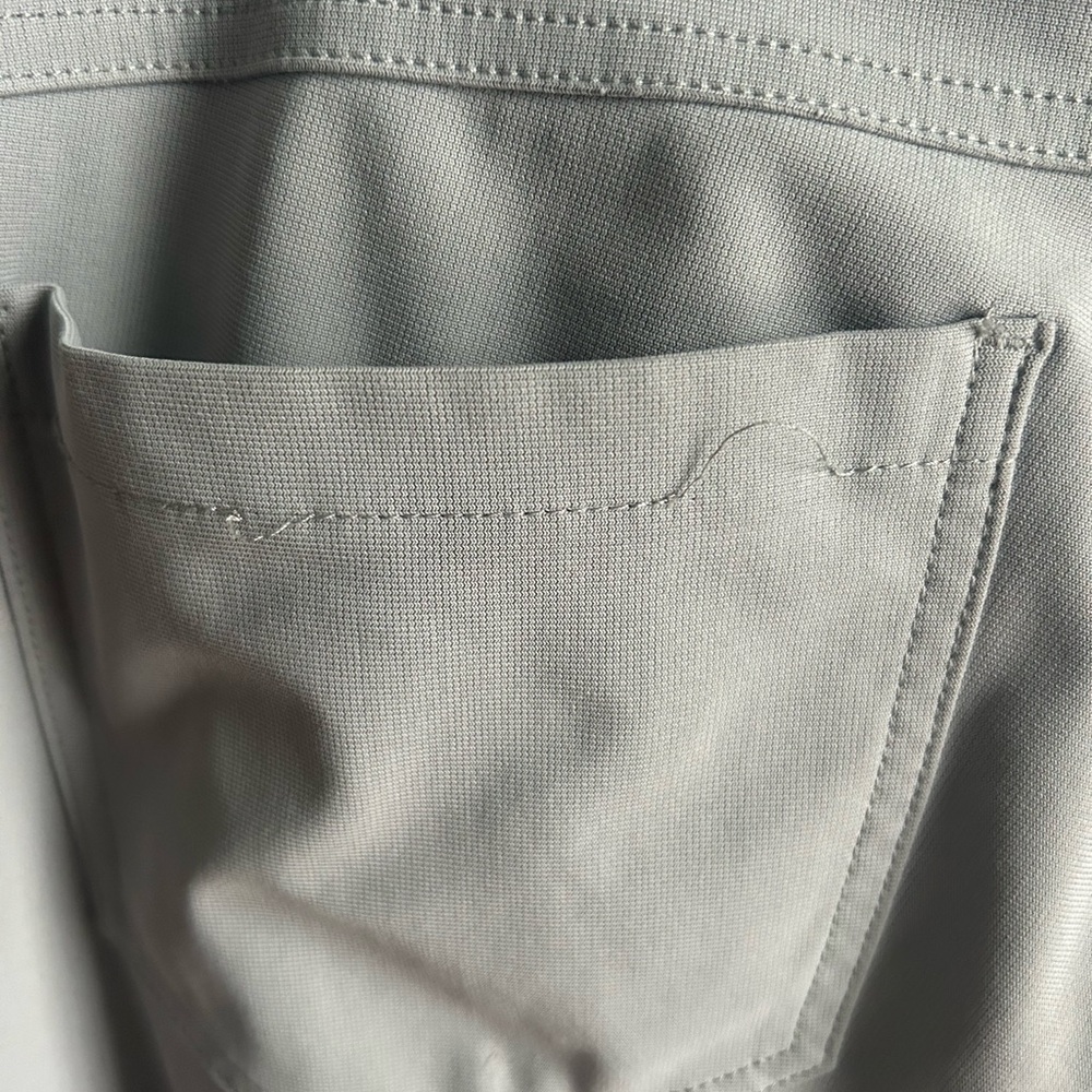 Men's Light Gray Chinos - Picture 4 of 4